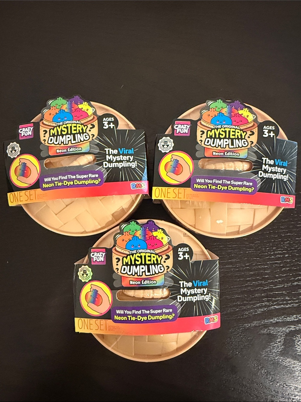 3x RMS Neon Edition The Original Mystery Dumpling